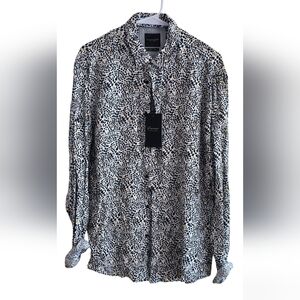 DENIN & FLOWERS Button Down Shirt